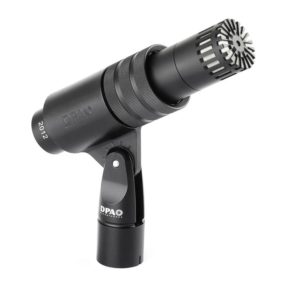DPA 2012 Compact Cardioid Microphone: The mic in its holder.
