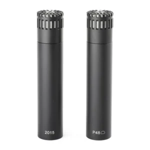 DPA 2015 Wide Cardioid Microphone: A matched pair of 2015 mics standing side by side.