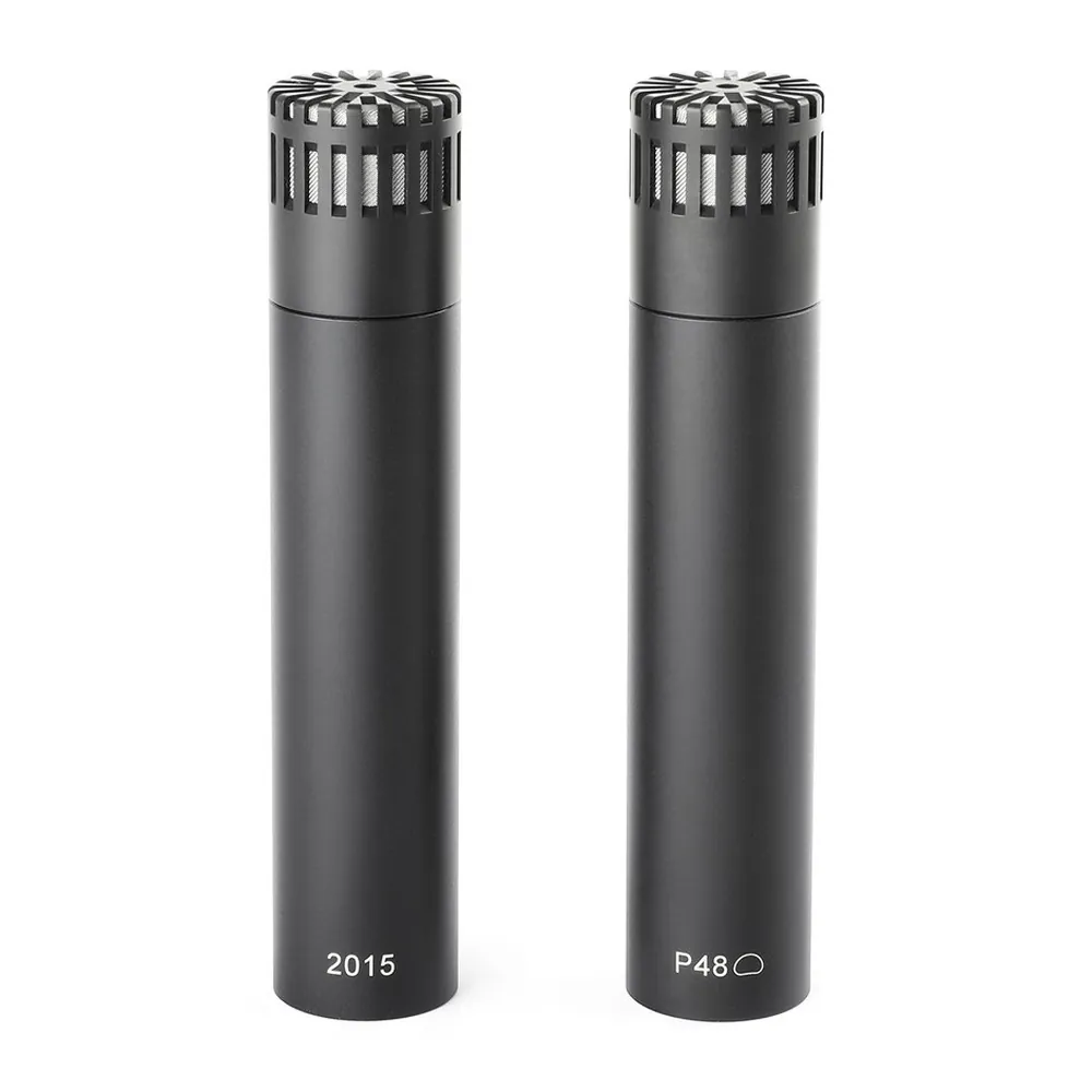 DPA 2015 Wide Cardioid Microphone: A matched pair of 2015 mics standing side by side.