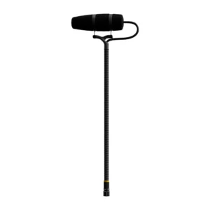 DPA 4099 CORE+ Instrument Microphone: The mic on its gooseneck with the foam windscreen.