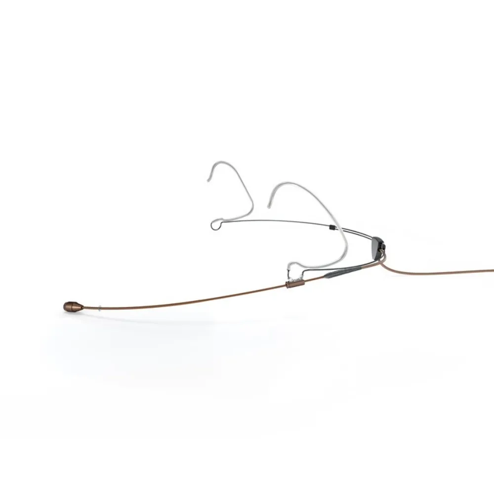 DPA 4466 CORE+ Omnidirectional Headset Microphone: The brown headset.