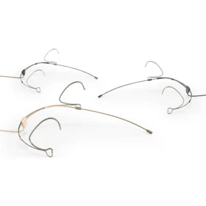 DPA 6066 CORE Subminiature Headset Microphone: The headset in black, brown, and beige.