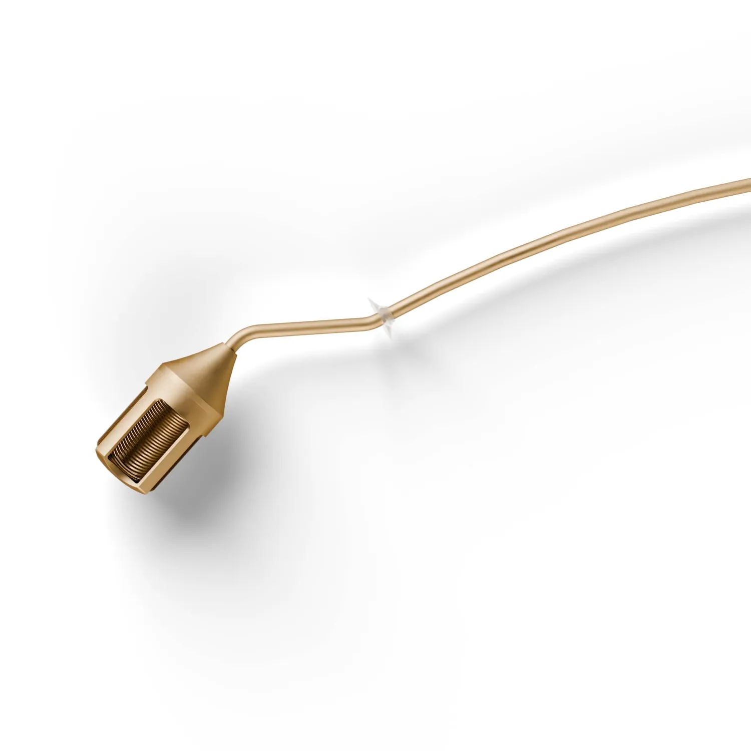 DPA 6388 CORE+ Directional Headset Microphone: The beige capsule housing at the end of the boom.