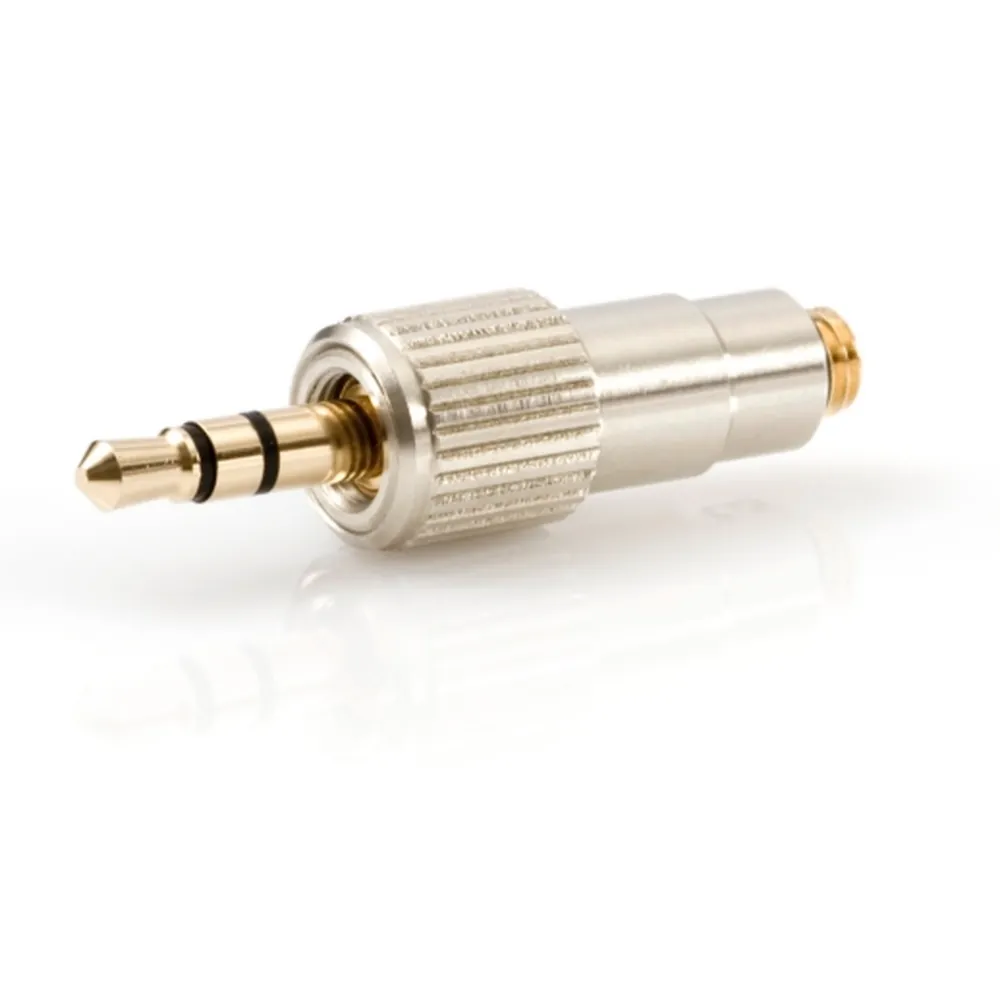 DPA MicroLock Adapters for Wireless Systems: The DAD9034 MicroLock to threaded mini-jack adapter.