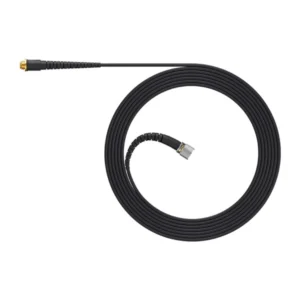 DPA CM16 MicroLock Extension Cable (1.6 mm): The black 1.6 mm extension cable coiled.