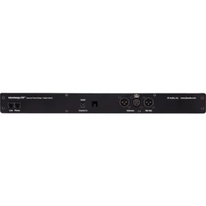 JK Audio Interchange LTD Intercom Phone Bridge + Digital Hybrid: The rear panel with its phone jacks and XLR connectors.