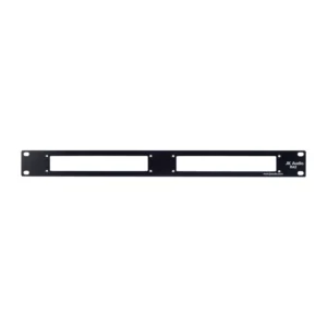 JK Audio RA2 Rack Mount Adapter for innkeeper LTD and Interchange: The 1U rack panel with its two openings.