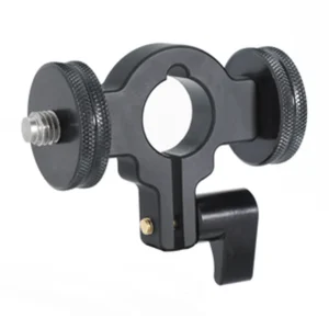K-Tek KAMR Mounting Ring for Shark Antenna Mounts: the ring with its two threaded studs and locking lever.