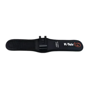 K-Tek KBAC2 Stingray Boom and Accessory Clip: the clip laid flat, with the K-Tek logo on its hook-and-loop arm.