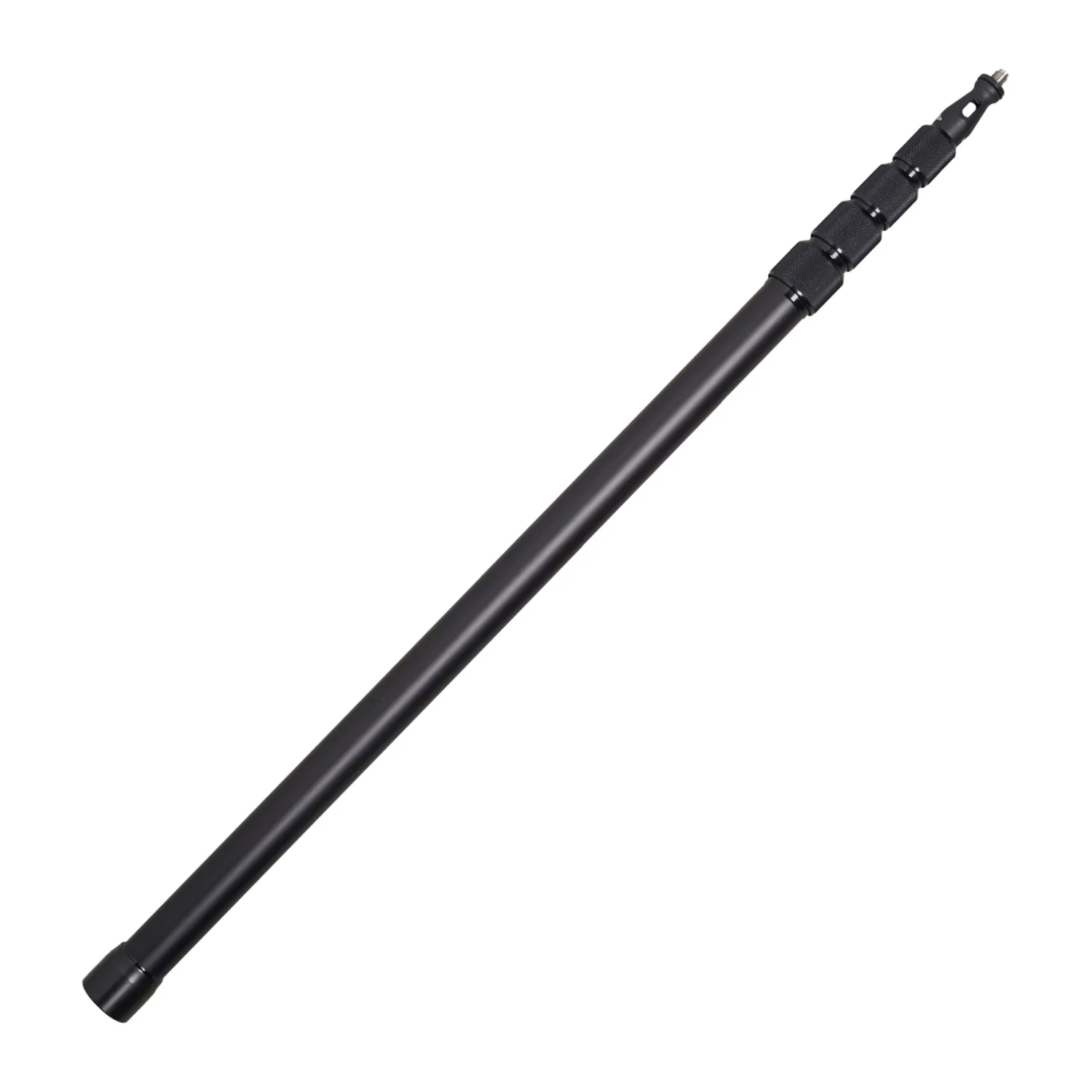K-Tek KE110 Avalon Aluminum Boom Pole - Uncabled: the uncabled pole, shown at an angle.