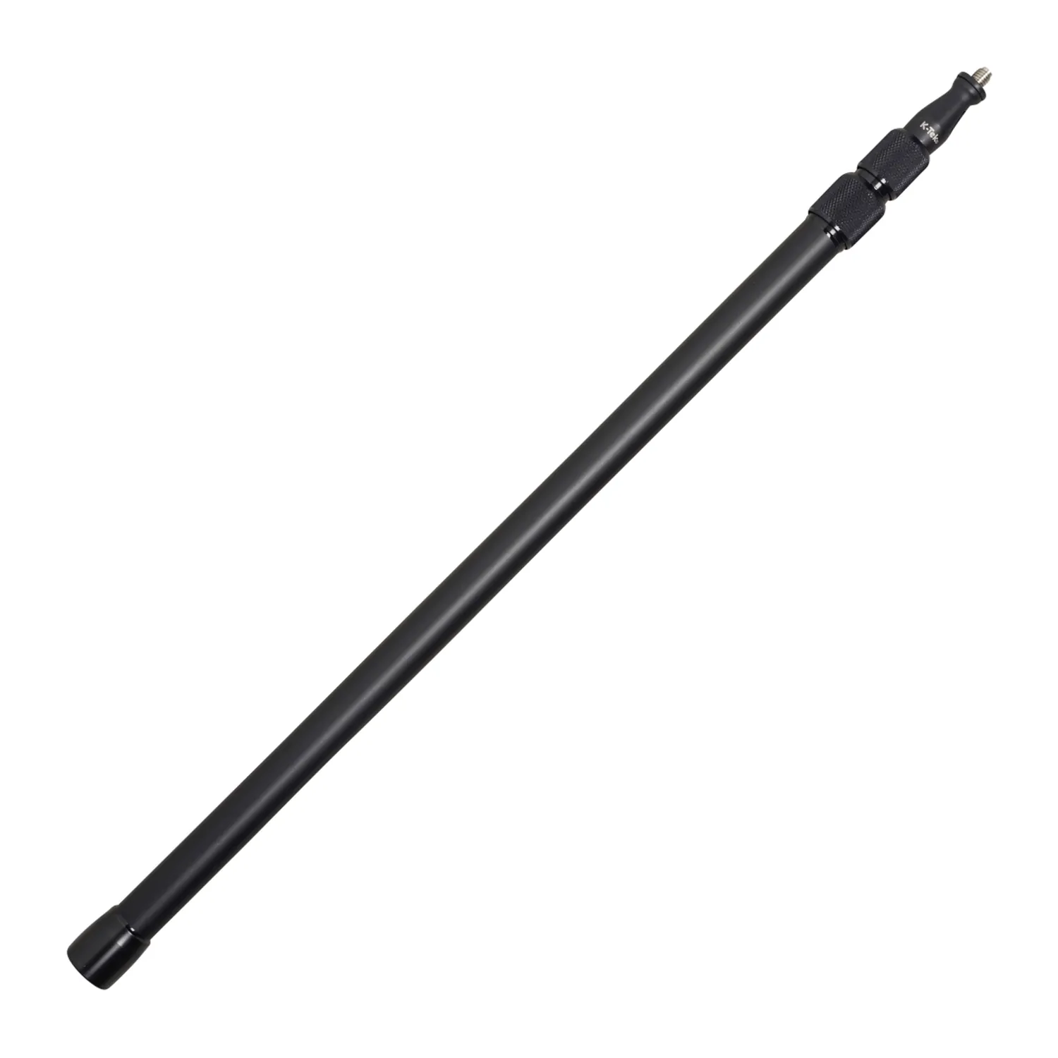 K-Tek KE69 Avalon Aluminum Boom Pole - Uncabled: the uncabled pole, shown at an angle.