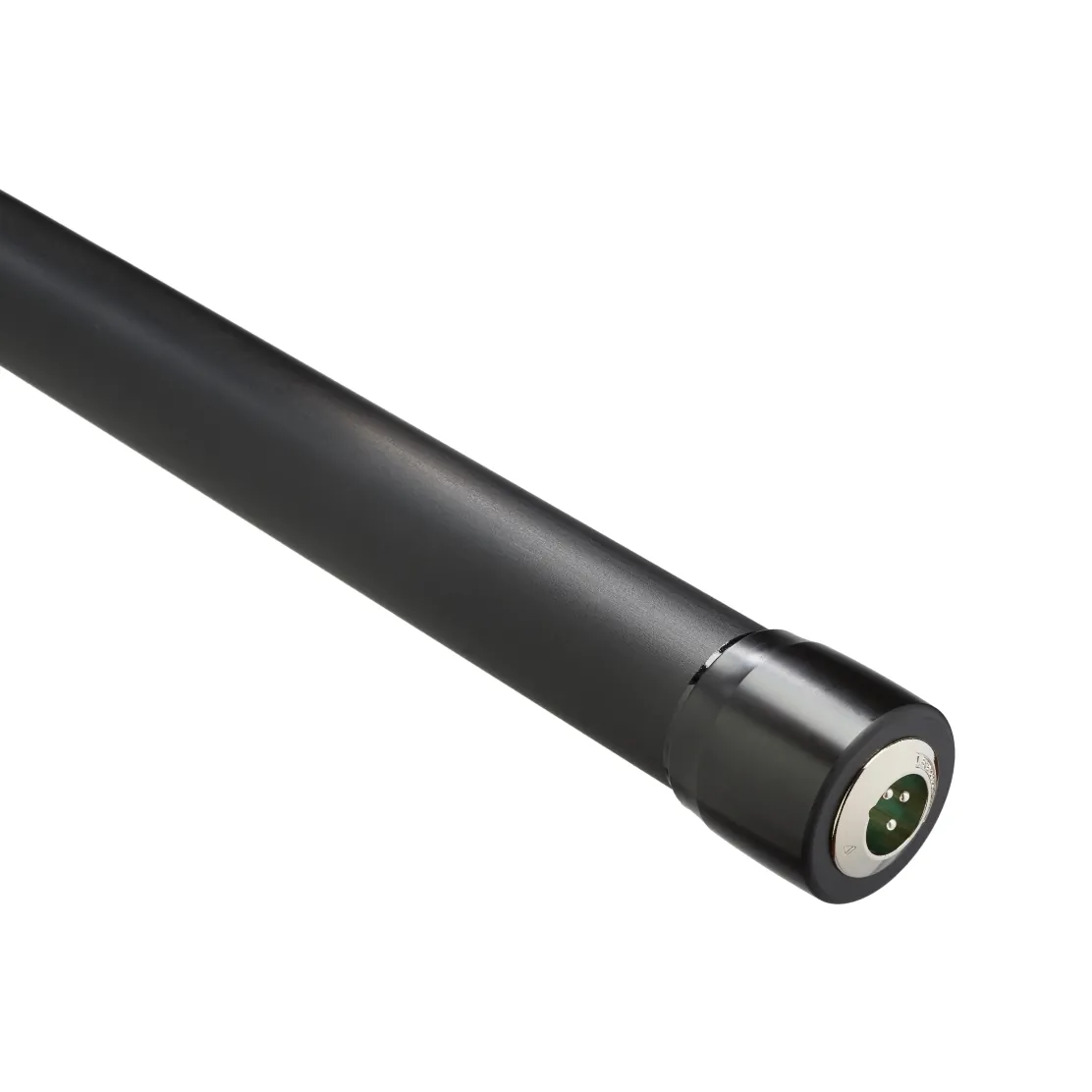K-Tek KE89 Avalon Aluminum Boom Pole: the base with its bottom XLR, close up.