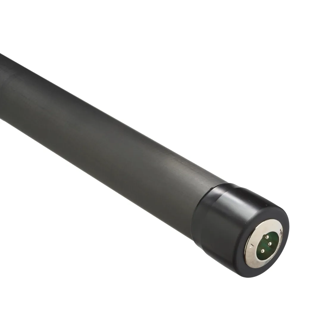 K-Tek KEG100 Avalon Carbon Boom Pole: the base with its bottom XLR, close up.