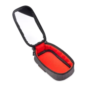 K-Tek KGBSX Stingray Gizmo-X Bag (Small, Orange Interior): the case open, with its orange lining.