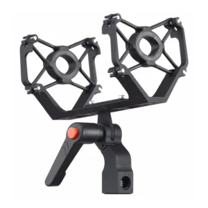 K-Tek KGPS General Purpose Shock Mount: the mount on its own, with its two suspender cradles and red locking knob.