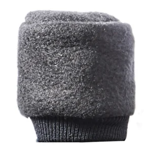 K-Tek KHMC Fleece Windscreen for Handheld Microphones: the gray fleece cover on its own.