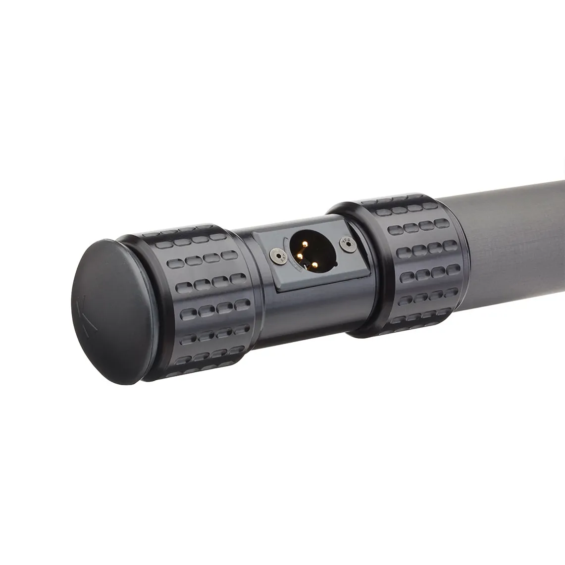 K-Tek Mighty Boom KP Carbon Boom Pole: the KPCCR bottom module with its male XLR side exit.