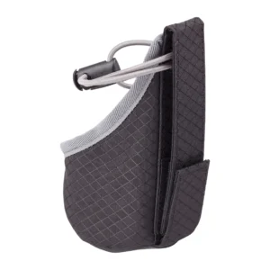 K-Tek KSBCH1 Stingray Boom Cup Holder: the cup from the side, with its attachment strap folded flat.