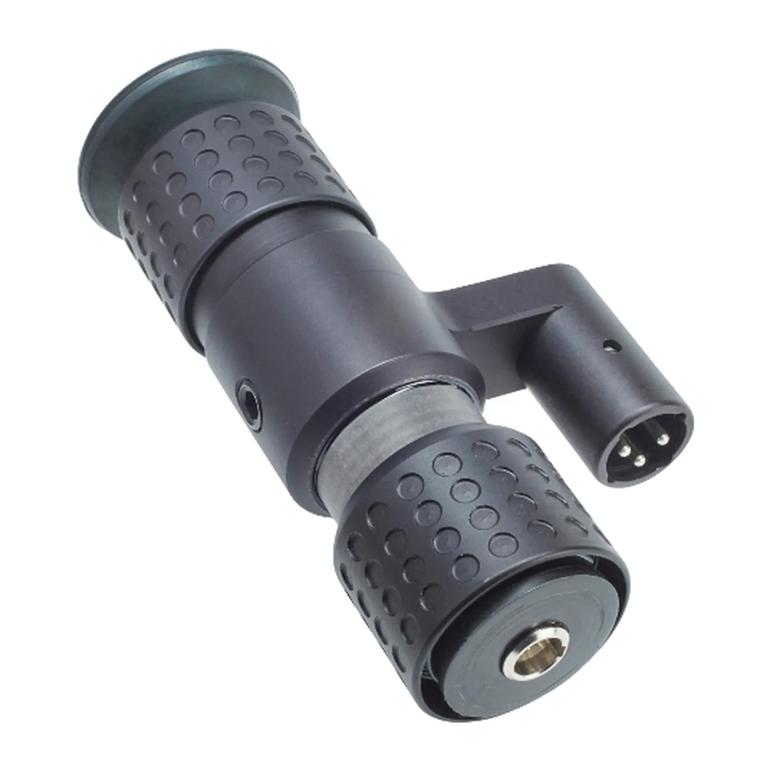 K-Tek KTA2B Sidekick Transmitter Adapter for Klassic Boom Poles: the adapter, showing its male XLR and rubber bottom.