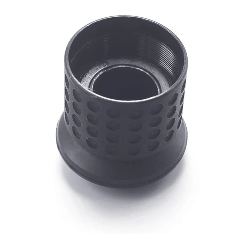 K-Tek XBMBK Bottom Bumper Mushroom Base: the base from above, showing its threaded collar.