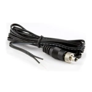 Lectrosonics 21586 LZR Locking Power Cable to Tinned Leads: The coiled cable with its LZR locking plug and tinned leads.