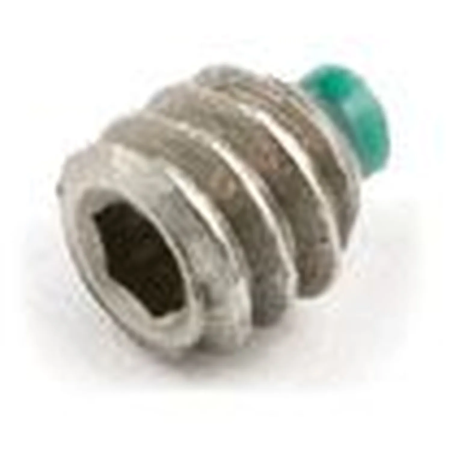 Lectrosonics 28832 Replacement Set Screw for SM Series Belt Clips: The hex socket set screw with its green tip.