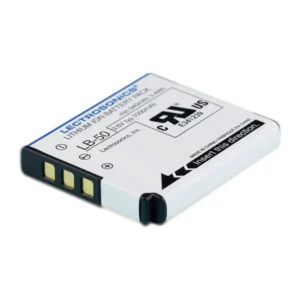 Lectrosonics 40106-1 LB-50 Rechargeable Lithium-Ion Battery: The battery with its LB-50 label and gold contacts.