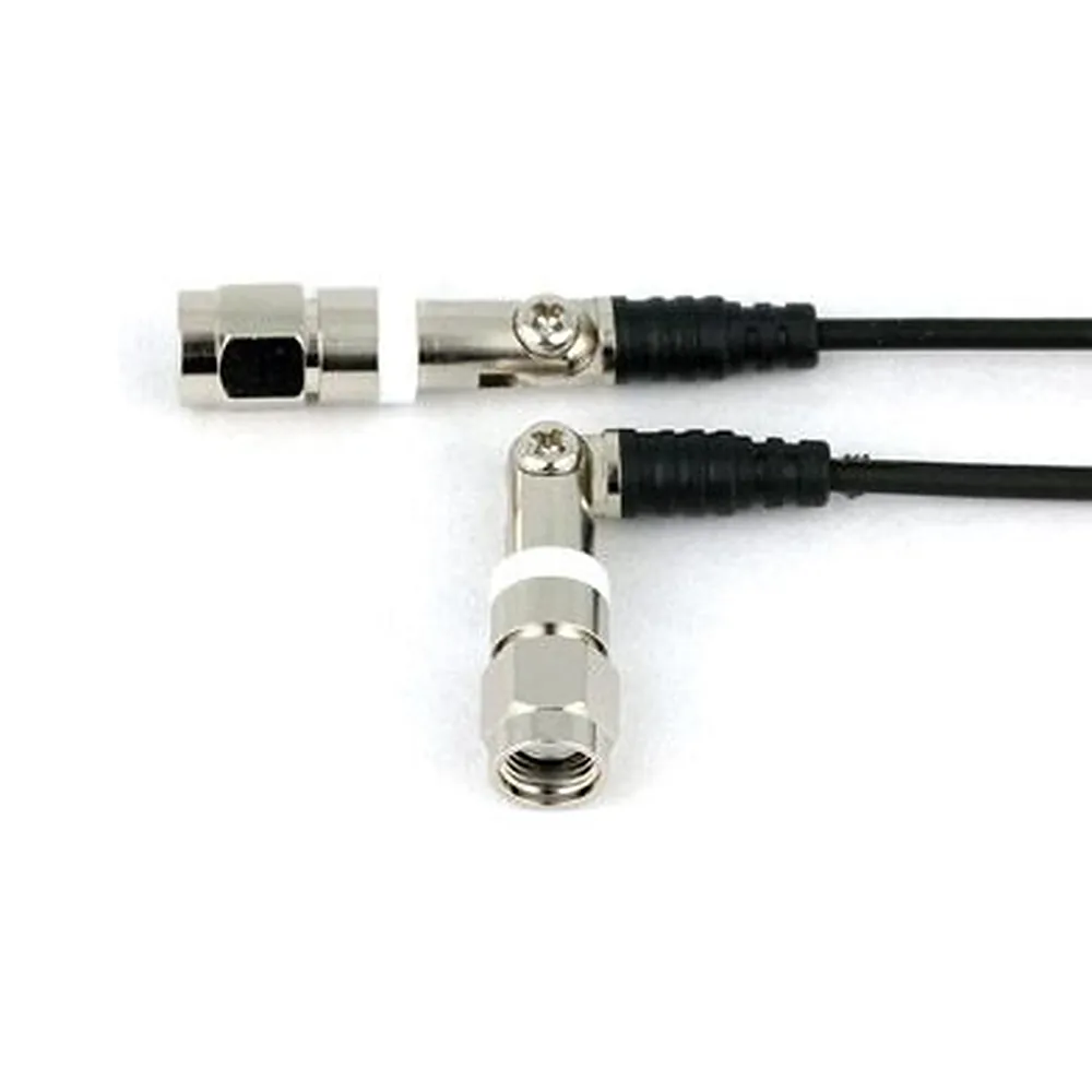 Lectrosonics AMJKIT Jointed Whip Antenna Kit: The hinged joint, straight and bent.