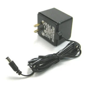 Lectrosonics CH12 AC Power Adapter for UCR Receivers: The wall adapter with its cord and barrel plug.