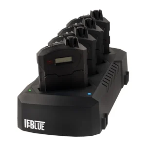 IFBlue CHSIFBR1C Charging Station for IFBR1C Receivers: The station with four IFBR1C receivers docked.