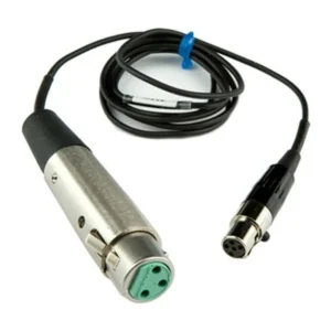 Lectrosonics MC35 XLRF to TA5F Line-Level Adapter Cable (37 in): The cable with its XLR female and TA5F plug.