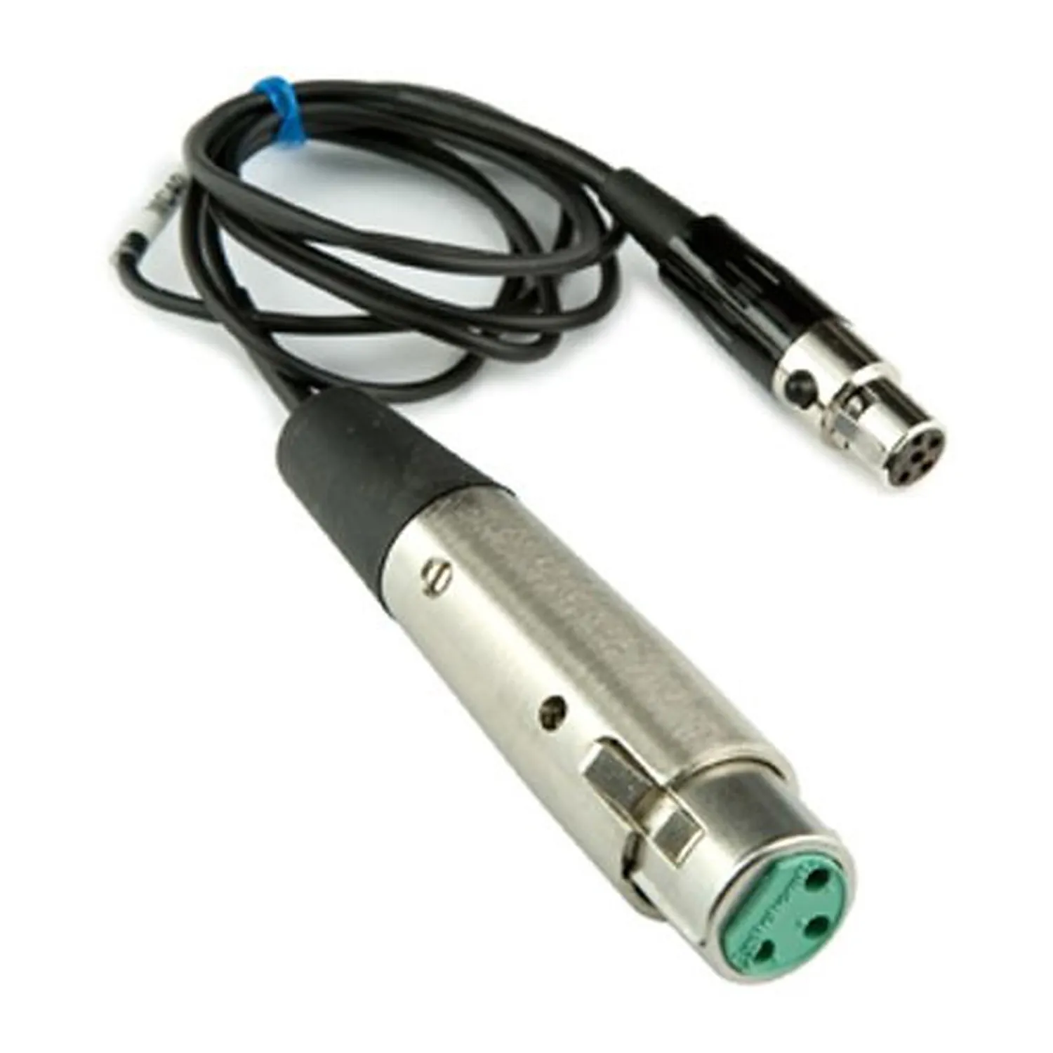 Lectrosonics MC40 XLRF to TA5F Dynamic Mic Adapter Cable (37 in): The cable with its XLR female and TA5F plug.