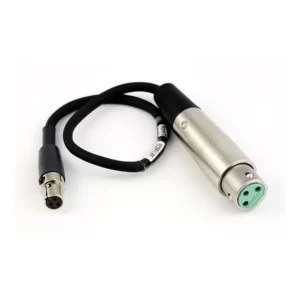 Lectrosonics MCSRXLRF TA3F to XLR Female Audio Cable (12 in): The cable with its TA3F plug and female XLR.