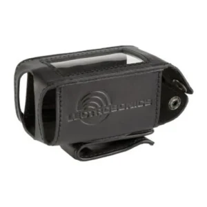 Lectrosonics PHTRAN3 Leatherette Pouch for Plug-On Transmitters: The pouch with its window and belt clip.