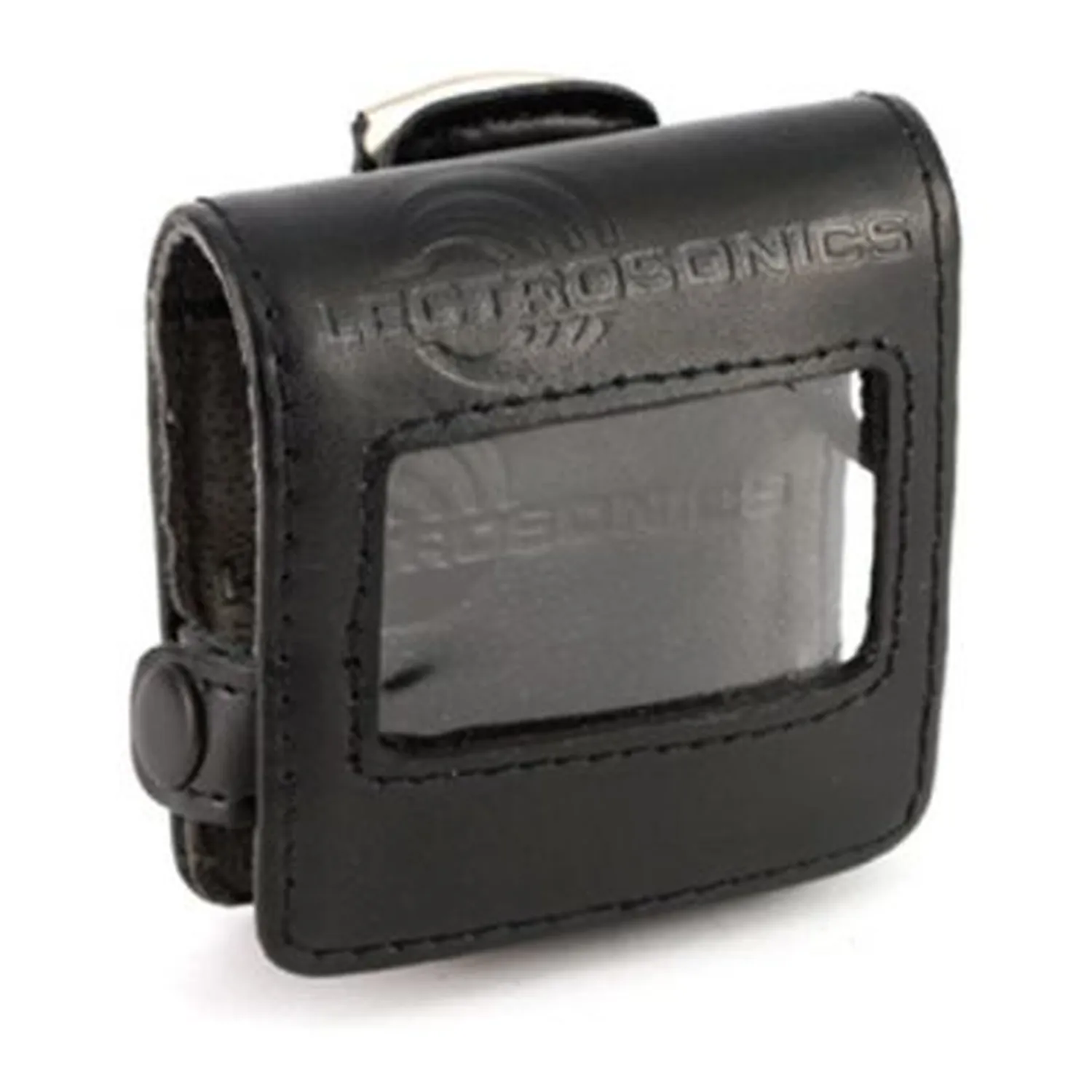 Lectrosonics PSMD Pouch for SMD and SMQV Transmitters: The black pouch with its clear window.