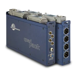 Lectrosonics Quadpack for SR Series Receivers: The Quadpack with SR receivers installed.