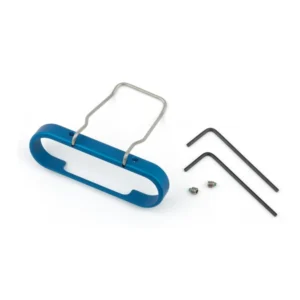 Lectrosonics SMDWBBC Wire Belt Clip for SMDWB Transmitters: The wire clip and bracket with two hex keys and screws.