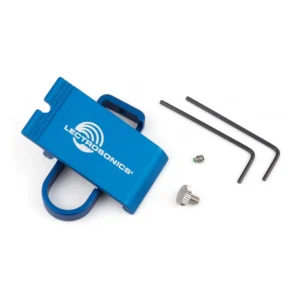 Lectrosonics SMWBBCDNSL Antenna-Down Spring-Loaded Belt Clip for SMWB: The spring-loaded clip and bracket with two hex keys and screws.