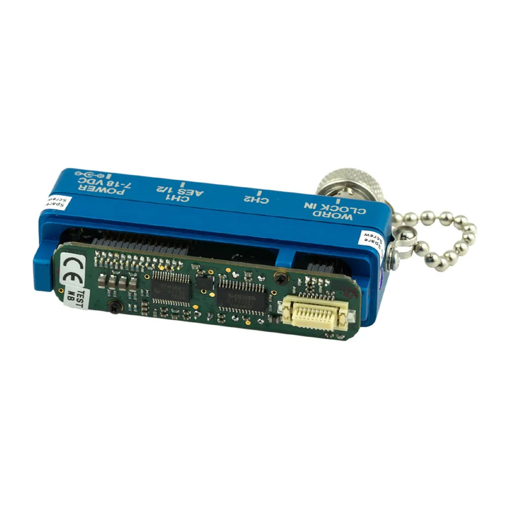 Lectrosonics SRAES3 Audio Output Adapter for SR Series Receivers: The adapter from the board side.