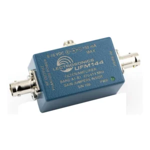 Lectrosonics UFM144 UHF Filter/Amplifier Module: The module with its two BNC connectors.