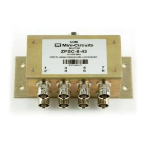 Lectrosonics ZFSC843 Eight-Way Passive RF Splitter: The eight-way splitter with its BNC connectors.
