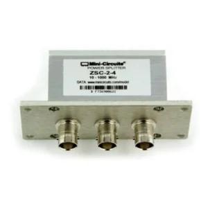Lectrosonics ZSC24 Two-Way Passive RF Splitter: The two-way splitter with its BNC connectors.