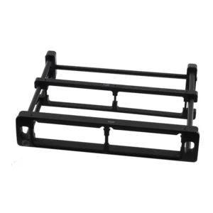 Lectrosonics BAGFRAME Receiver Mounting Frame for Audio Bags: A two-receiver frame from above.