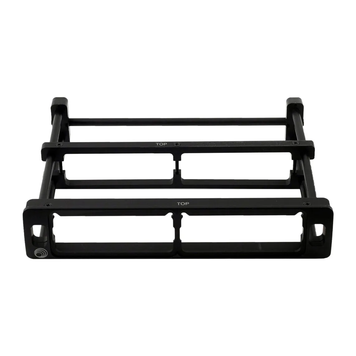 Lectrosonics BAGFRAME Receiver Mounting Frame for Audio Bags: The BAGFRAME2-S, a short two-receiver frame.