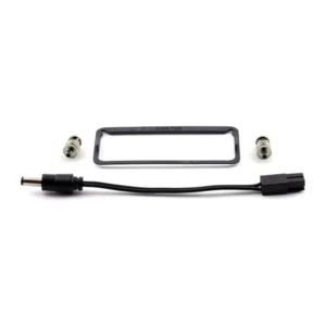 Lectrosonics Receiver Mounting Kits for UMCWB-L: The UCR411a kit's snap-in bezel, hardware, and DC power cable.