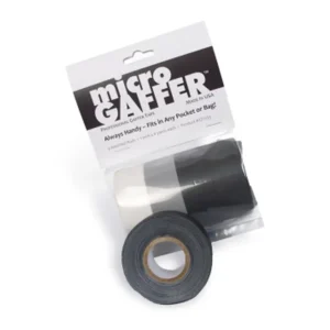 Visual Departures microGAFFER Tape 1 in x 8 yd (Classic, 4-Pack): The rolls in their microGAFFER retail pack.