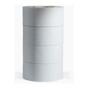 Visual Departures microGAFFER Tape 1 in x 8 yd (White, 4-Pack): Four white rolls of microGAFFER tape stacked.