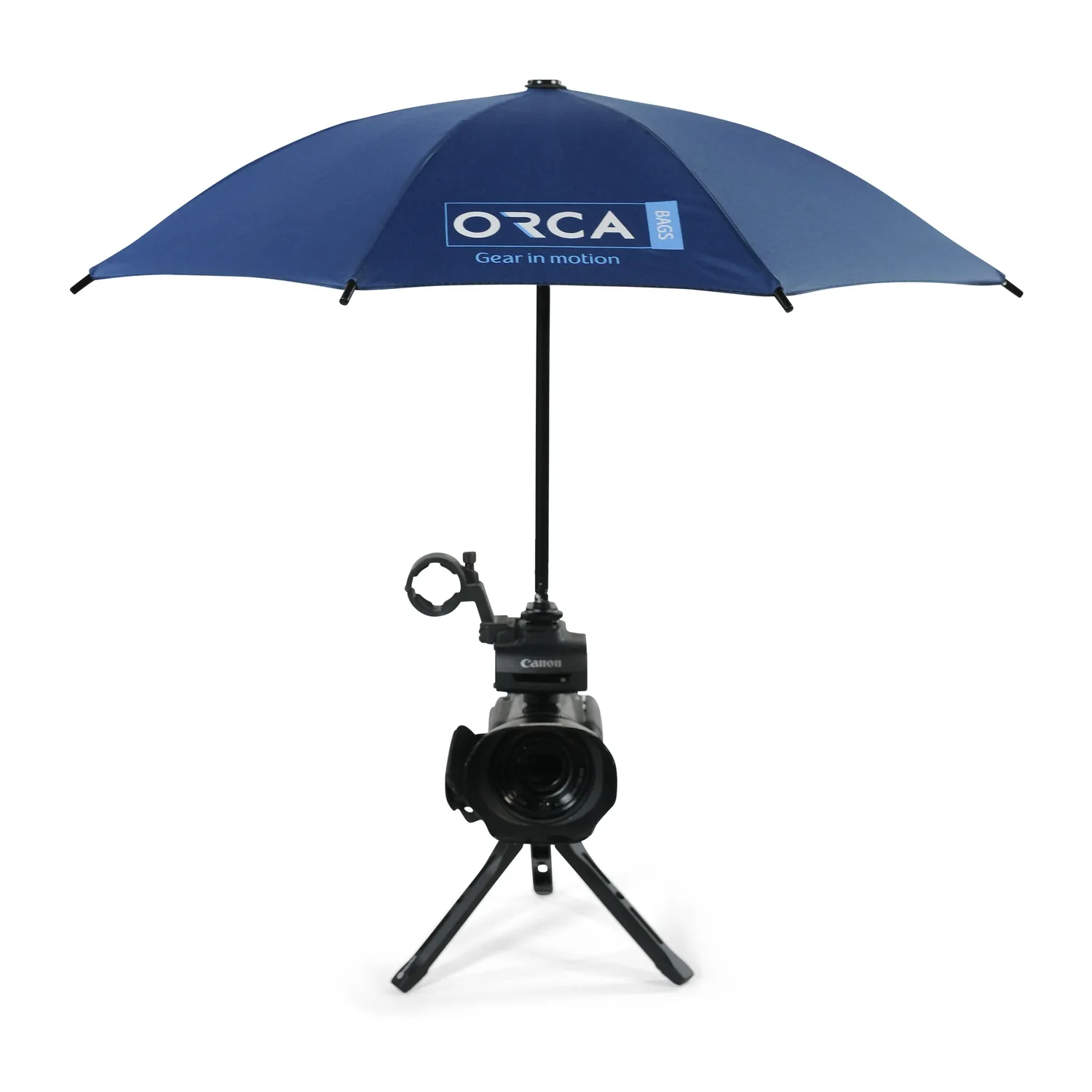 ORCA OR-111 Small Production Umbrella with 1/4-Inch Female Thread: the umbrella on a mount.