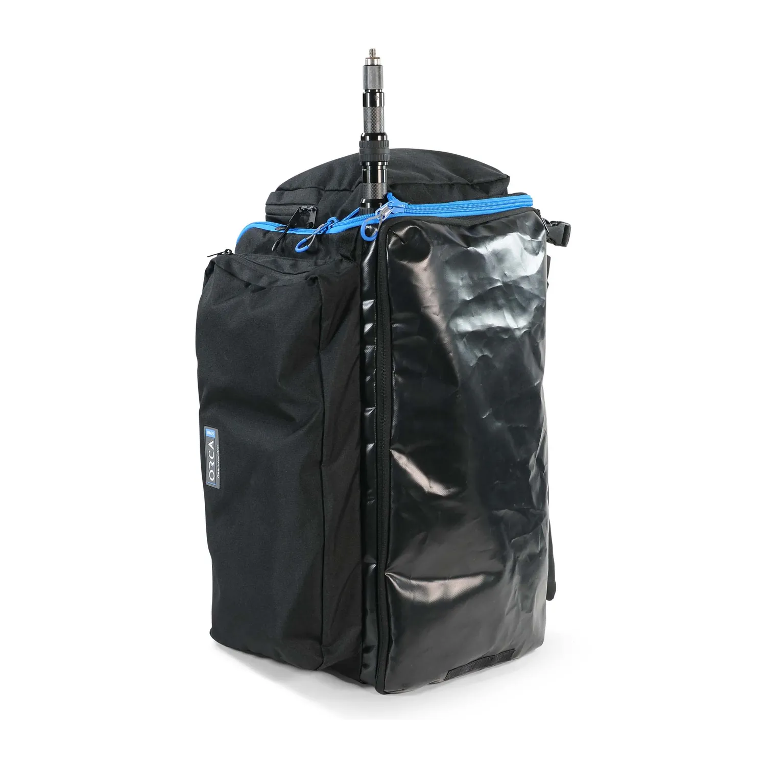 ORCA OR-165 Audio Duffel Bag with Backpack Straps: the back panel.