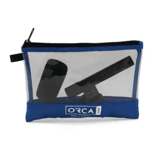 ORCA OR-180 Transparent Accessory Pouches (Set of 4): the medium pouch.